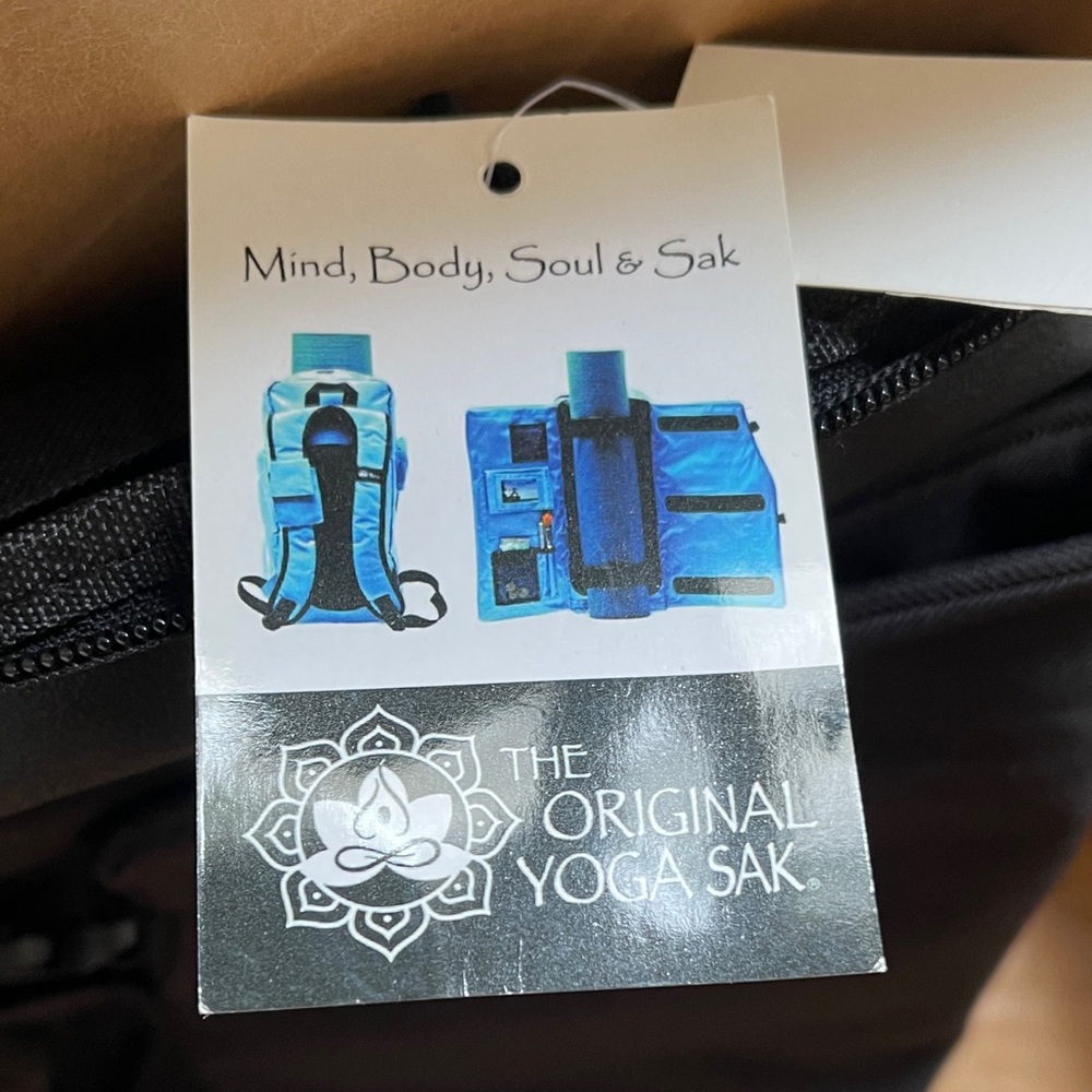 The Original Yoga Sak in black